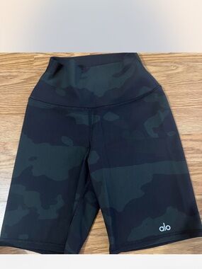 ALO Yoga Black High-Waist Biker Shorts